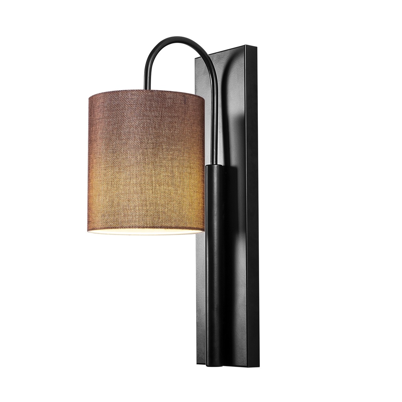 Aplica de perete, Opviq, Baston 3462, 10x42 cm, E27, 100 W, negru/maro - imagine 6